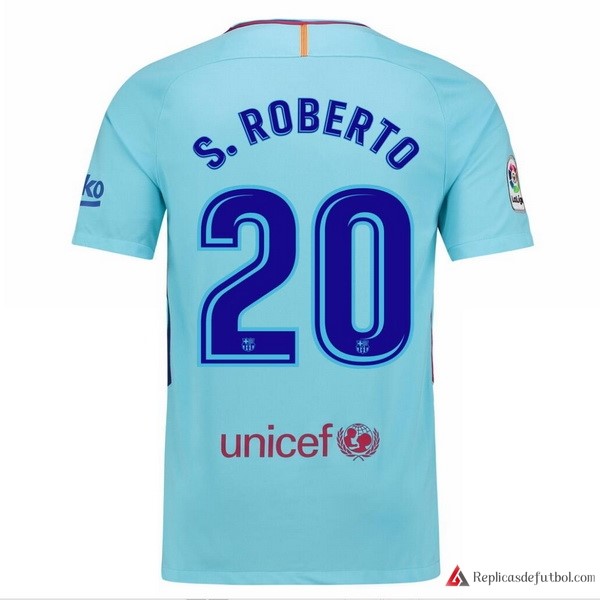 Camiseta Barcelona Segunda equipación S.Roberto 2017-2018